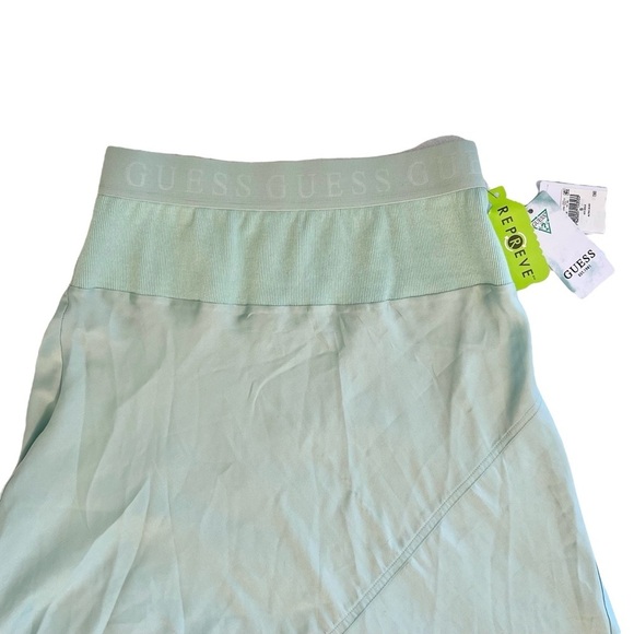 GUESS NWT Altea Midi Slip Asymmetrical Skirt, Small, Mint Green - Picture 8 of 10